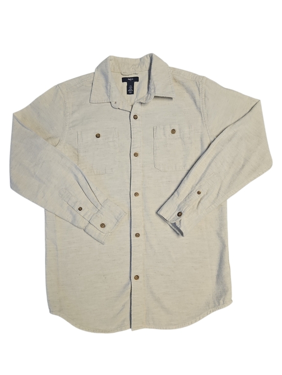 GAP Other - GAP Kids Boys Cream Button-Up Soft Shirt Size X-Large